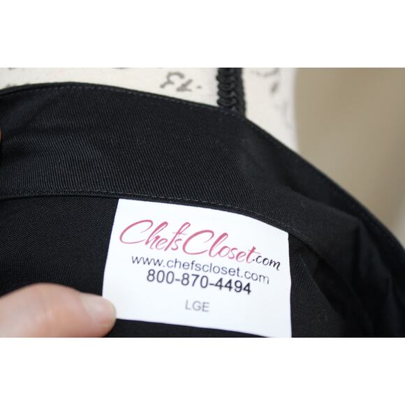 ChefsCloset Long Sleeve Basic Knot Button Chef Coat size L - Picture 9 of 11